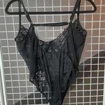 Nasty Gal NWT Lingerie Lace Thong Bodysuit Photo 1