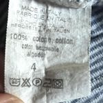 Brandy Melville Striped Cropped Tee Short Sleeve OS Blue White Made in Italy Photo 3