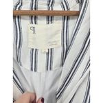 Pilcro  Designed in Phila Striped Linen Blend Blazer Jacket Womens XS Oversized Photo 3