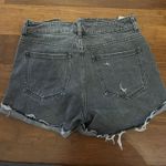 PacSun Black Ripped Jean Shorts Photo 3