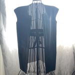 J. Brand XS Women's Black Leather Sleeveless Jacket Photo 7