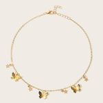 Boutique Butterfly & Star Necklace Gold Photo 0