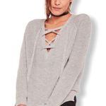 Missguided lace up knit jumper/sweater Photo 0