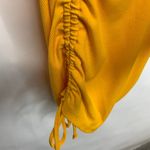 BB Dakota NWT  Ruch Into Love Ribbed Dress Tangerine Medium Photo 7