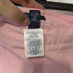 LANDS END Women’s Seer sucker Pink & White Striped Skirt Size 12 Knee Length Photo 5