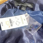 EXPRESS  Design Studio Blue Sequin Skirt Size 6 Zip up side.​ New with Tags Photo 4