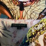 For Cynthia  L Sleeveless Butterfly Floral Pockets Linen Blend Asymmetrical 42624 Photo 3