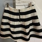 Black/white large horizontal stripes flare mini skirt , size XS fully lined Photo 1