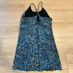 Athleta  Infinity Dress Leopard Blue Pickleball Gold Athletic Dress Size S Photo 5
