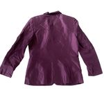 Travis Ayers Silk Blazer Set Gray Size 8 Photo 5