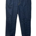 Lee Deadstock Vintage 80s Women's Denim Riders Jeans Indigo Dark Wash Size 15 Photo 0