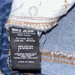 Wax Jean  Blue Distressed Mini Skirt Y2K‎ Medium Photo 3