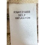 FATE. Women Top Self V-Neck Floral Peasant Pullover Dolman Long Sleeve Small Photo 5