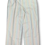 Brooks Brothers EUC Pastel Striped Wide Leg Dress Pants Women's 12 Photo 0