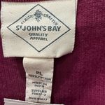 st. john's bay Long Sleeve Burgundy Dress size PL Photo 5