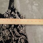 Soma Black White Floral Night Gown Chemise Adjustable Straps Women's Small Photo 3