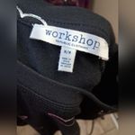 Workshop Republic Clothing NWOT  Black Sweatshirt with White Photo 6