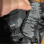 H&M Vintage Y2k Tuxedo Satin Blazer Rave Work Preppy Formal Evening Fit Flare One Button Photo 6