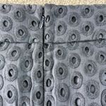 J.Crew Gray Eyelet Knee Skirt Size 6 Cotton Blend Lined Career Casual Chic Photo 2