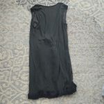 Vintage Fringe Long Open Vest Black 18 Photo 3