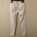 American Eagle Women's  White Wash Studded Pocket Skinny Jeans Size 2 31" Inseam Photo 3