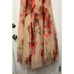 Hutch  Smocked Tulle Gown Dress Taupe Red Size Medium NWT Wedding Romantic Fairy Photo 14