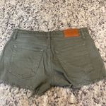 Lucky Brand  Olive Green Jean Shorts Photo 4
