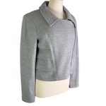 Mac & Jac Wool Blend Moto Jacket Gray Size M Size M Photo 3