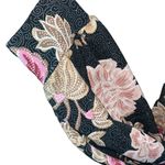 Maison d’Amelie Paris floral print long sleeved knit top women's size large Black Photo 1