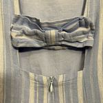 Anthropologie  Cape May Bow Back Linen Mini Dress Photo 2