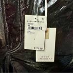 Good American NEW Good Classic Faux Leather Straight Leg Pants Black 8/28 NWT Photo 8