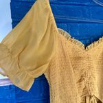 Puff Sleeve‎ Romper Yellow Size M Photo 3