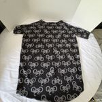 LuLaRoe Women's Irma Tunic Bicycle Print Size XS Black Photo 4