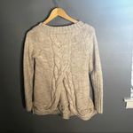 ZARA  knit cream scoop neck sweater Photo 7