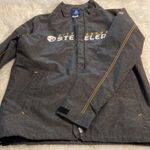 NFL  Steelers Pittsburgh Women Rain Jacket size M gray color Photo 11