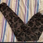 Xhilaration Dark Roses Leggings  Photo 0