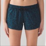 Lululemon Hit It Shorts in Blue Black size 2 Photo 1