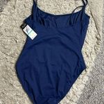 Anne cole  NWT Navy Blue One Piece Swimsuit plus Photo 3