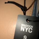 MADDEN NYC Womens Slip On Slide Sandals Size 9 Denim Diamanté New Blue Photo 10