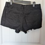 Free People  Women's Size 26 Black Distressed Denim Shorts Photo 2