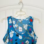 J.Crew J.‎ Crew Mercantile Small Sleeveless Tropical Tank Blouse Vacation Photo 2