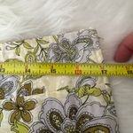 Cream Asymmetrical cotton knee length‎ Skirt for Casual Wear lightweight size 11 Green Photo 7