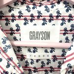 NWT Frank & Eileen Grayson The Hero Button Down Bicycle Print Shirt Size 1 White Photo 1