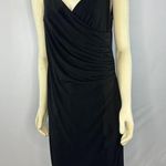 Carmen embellished black Gunmetal Beads Classic sleeveless dress size 10 Photo 3