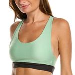 We Wore What NWT Solid Scoop Bra Top In Green SIZE -LARGE Photo 0