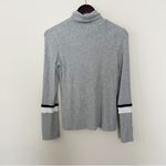 Generation Love  Andrea Turtleneck Top Long Sleeves Gray Color Block NEW Size XS Photo 6