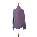 Under Armour  Mock Neck Fleece Sweatshirt Size Medium Lavender Photo 5