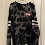 Her Universe EUC | Marvel women’s black dyed oversized long sleeve shirt — large Photo 0