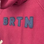 Burton  Womens Burgundy Indie Crush Neck Pullover Hoodie Sweatshirt Size Small Photo 3