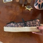 Ccocci Women’s Cocci Leopard Print Mesh Espadrille Flats with Strap NIB Ballerinas 🐆 Photo 3